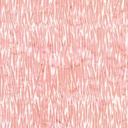 Trésors intemporels Tonga Batik - Lignes de peinture ondulantes abricot - B2354-APRICOT