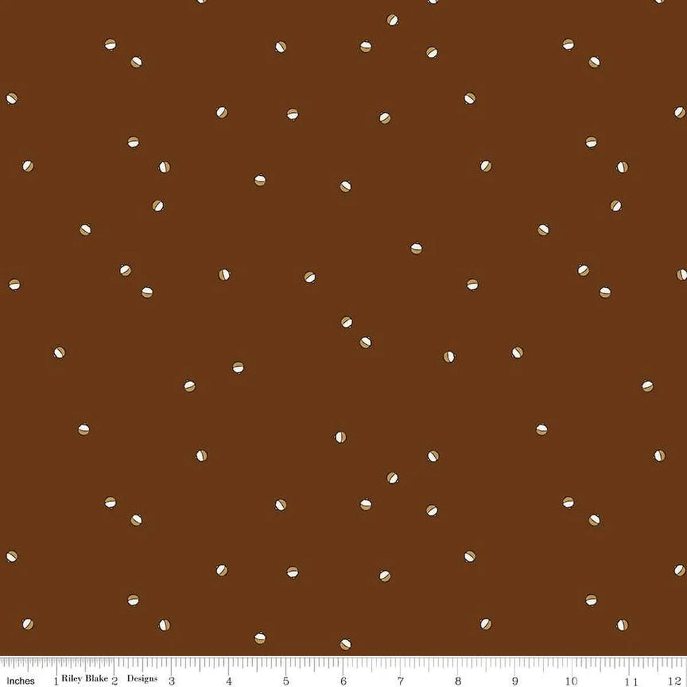 Riley Blake - Let's Wander - Bobbers Brown - C16885-BROWN