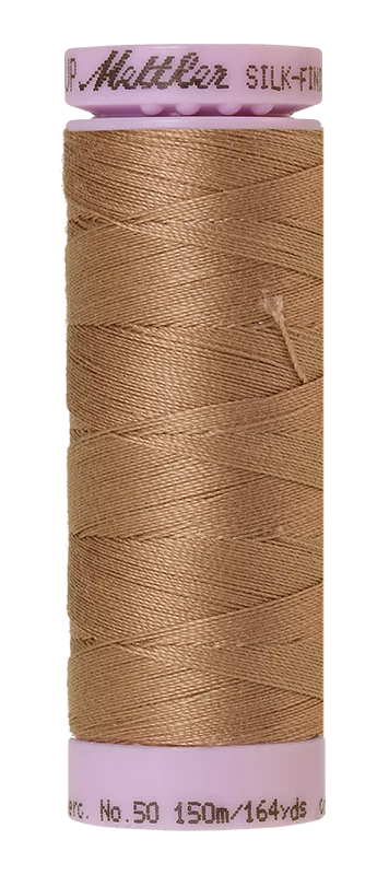 Mettler Silk-finish 50wt Solid Cotton Thread 164yd/150m Praline