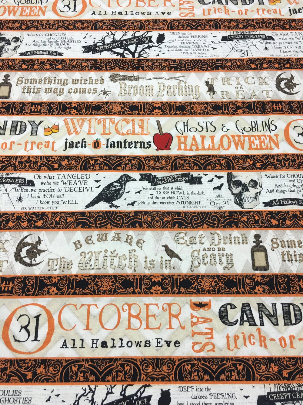Stephanie Marrot - Something Wicked - Border stripe — Cottage Quilting Ltd.
