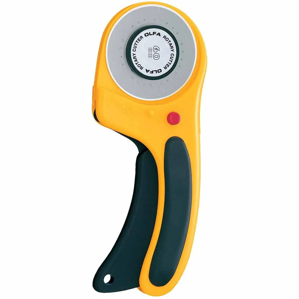 Cutter rotatif ergonomique Deluxe Olfa 60 mm