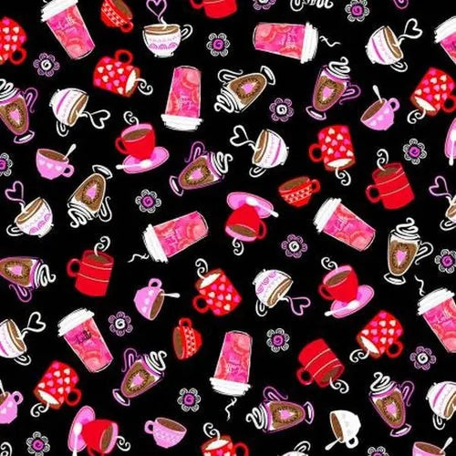 Hugs & Kisses Cafe Latte- Black