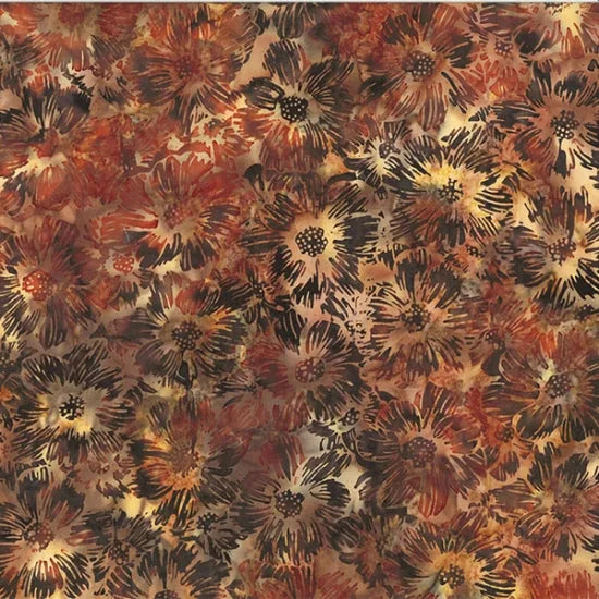 Hoffman Café au Lait - Redwood - Bali Batiks - 2391-551