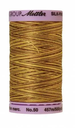 Fil Mettler Silk-Finish 50wt Coton Varié 500 vg/457 m Choco Banana