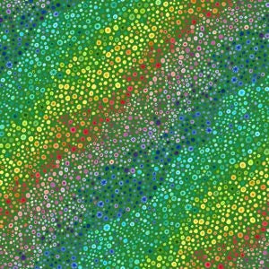 Essentials Bubble Up par Wilmington Prints - Vert - 3000 77635 704