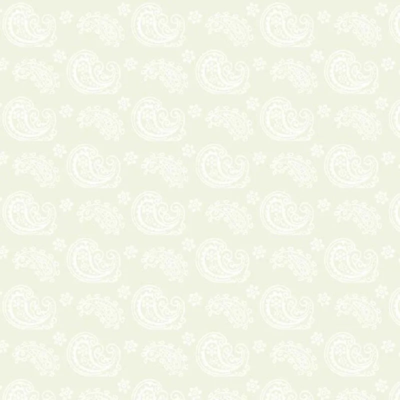 Wilmington Prints - Paisley Toss - Crème sur Crème - 39085-111