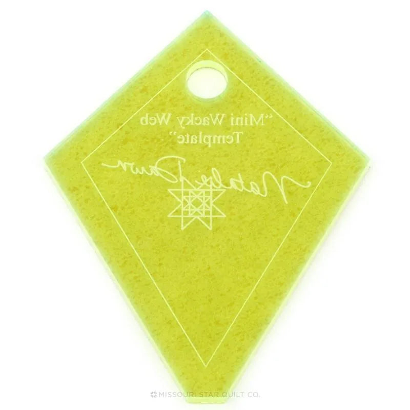 Missouri Star 2 1/2" Mini Wacky Web (Mini Periwinkle) Gabarit
