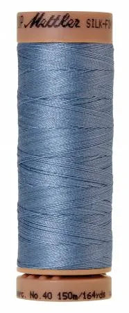 Fil de coton uni Mettler Silk-Finish 40wt 164 vg/150 m Garçon Doux