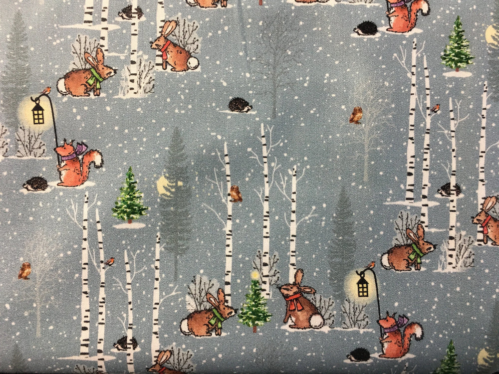 Winter Moon par Susan Wheeler - Gris Lampe