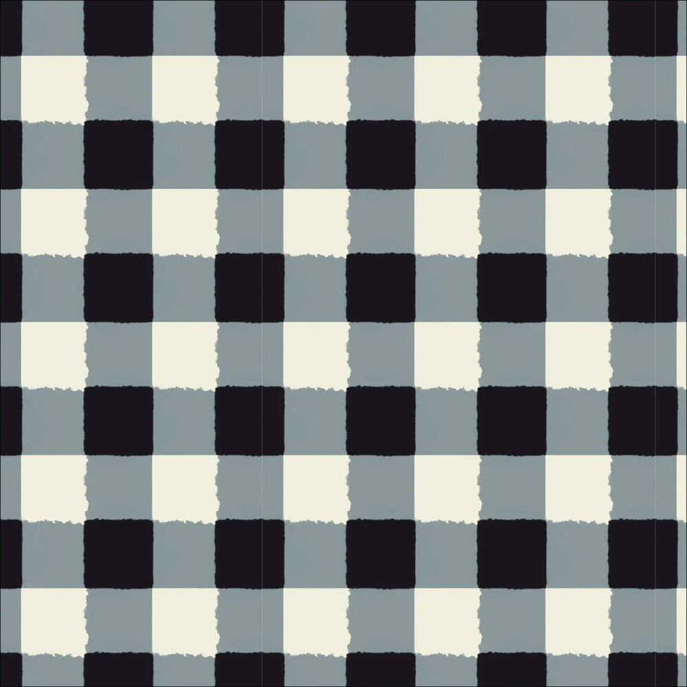 Canyon Blooms by Cloud 9 - Picnic Gingham Organic Double Gauze