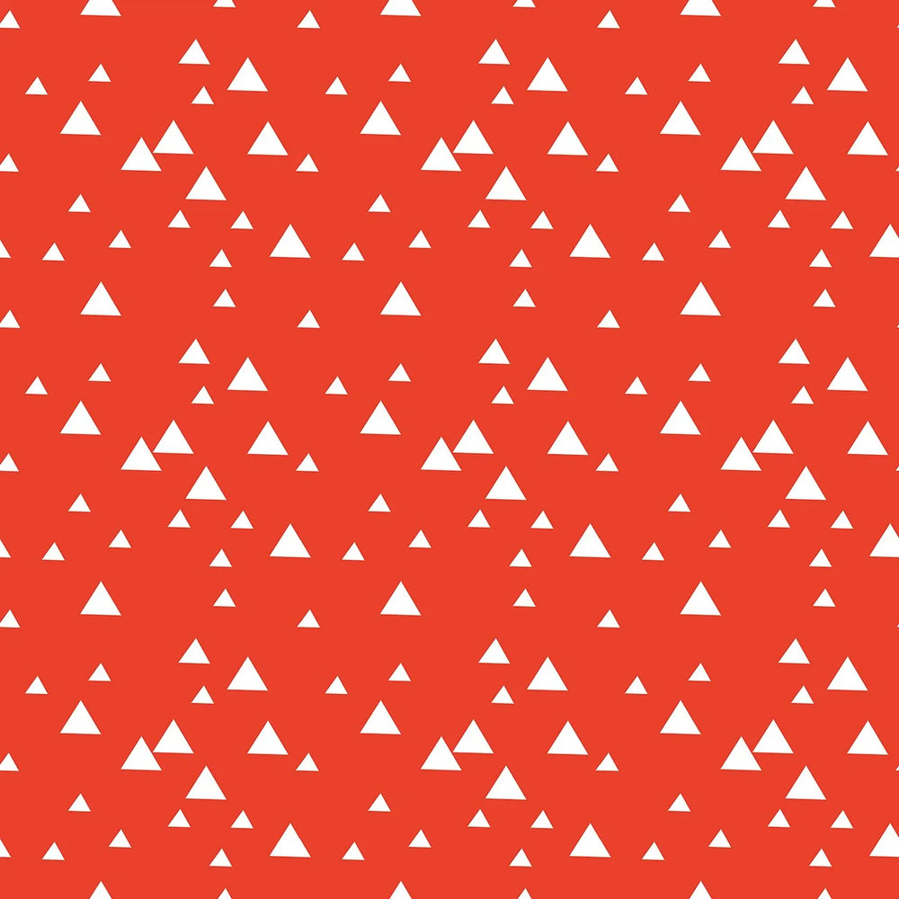Riley Blake Designs - Lets Play Triangles Red - C11884R-RED