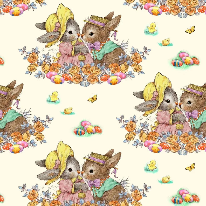 Pattes de lapin par Robert Giordano - Lapins en crème