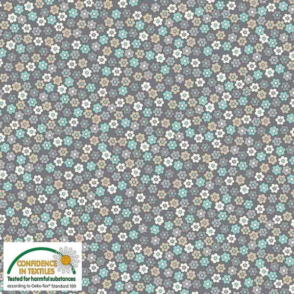 Combinaison Quilters Basic Grey par Stof - PETITES FLEURS 4518-071