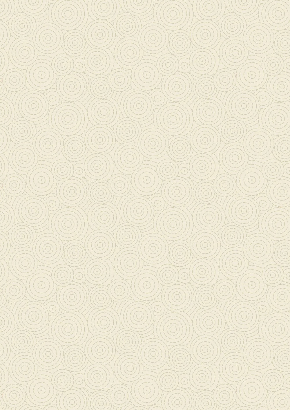 Lewis & Irene Geometrix - White with Grey Circles - GX1.2