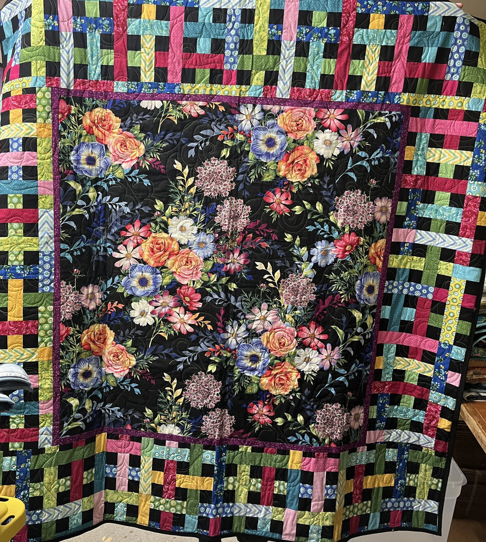 Store Sample- Lap Quilt - Floral