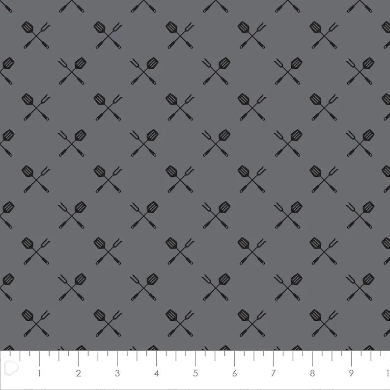 Maître du Gril - Accessoires BBQ par Camelot Fabrics