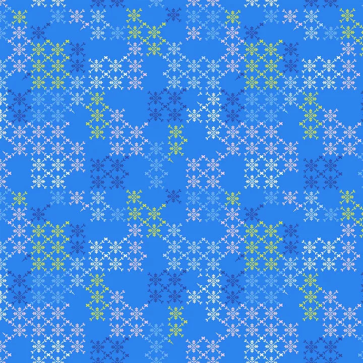 Figo Fabrics - Hampton Court - Trellis Blue