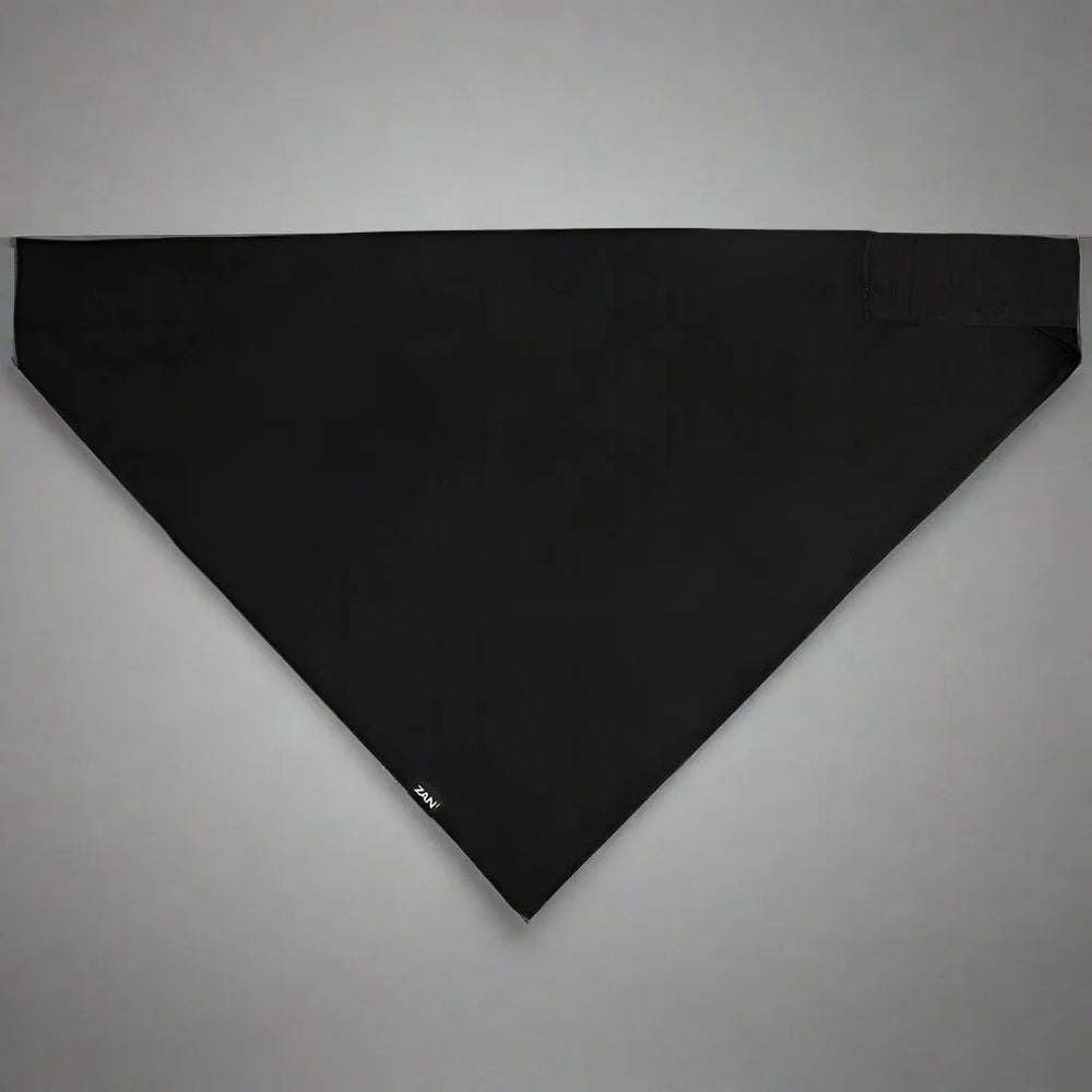ZANheadgear Bandana Classique 3-en-1 Uni Noir