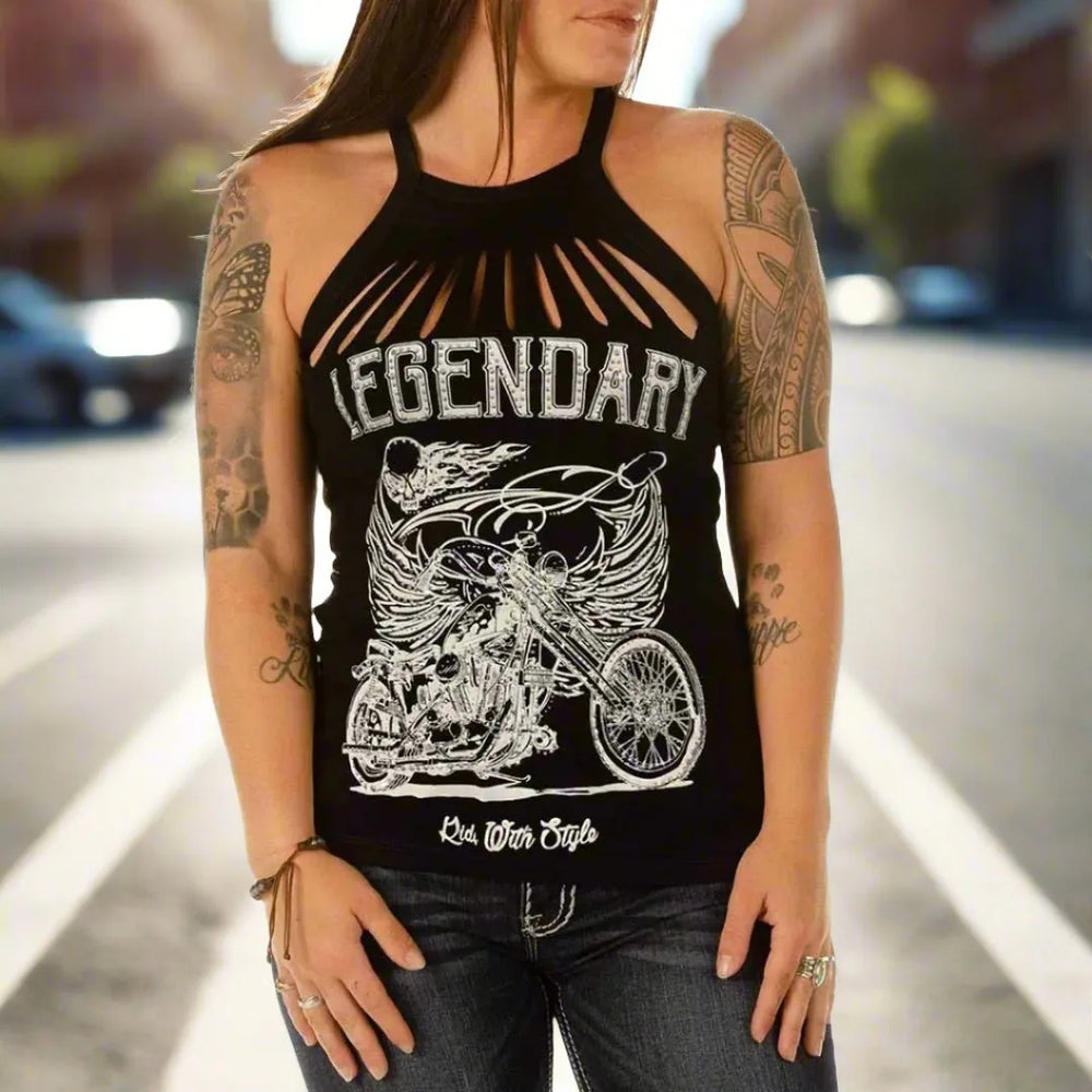 Liberty Wear Débardeur "Ghost Rider" pour femme