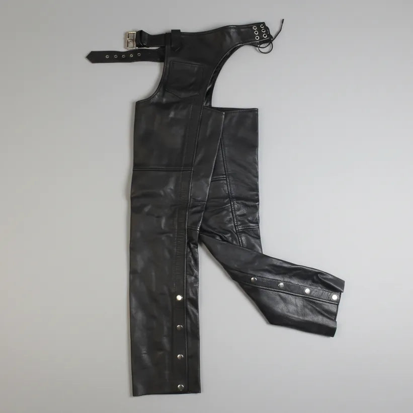 Open Road Coin Pocket Leather Chaps