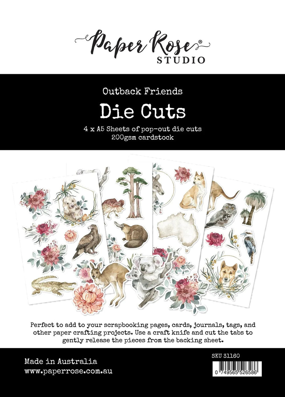 Outback Friends Die Cuts 31160 — Ecstasy Crafts