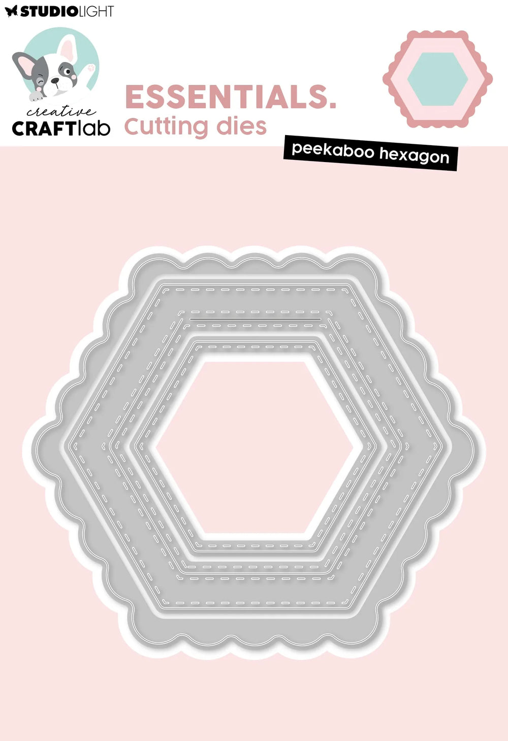 CCL Cutting Die Peekaboo Hexagon Essentials 4 Pieces — Ecstasy Crafts