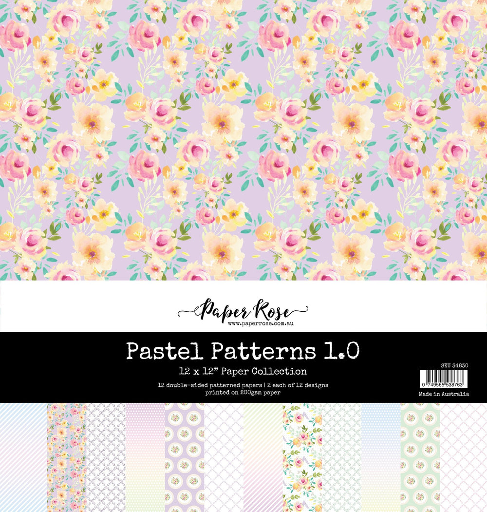 Pastel Patterns 1.0 12x12 Paper Collection 34830 — Ecstasy Crafts