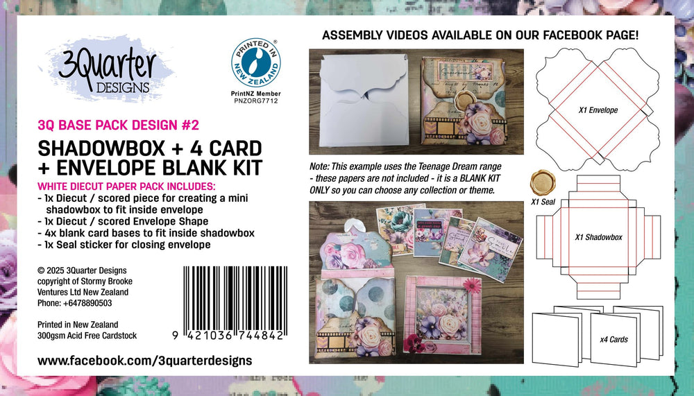 3Quarter Designs 4x4 Shadow Box and Cards Kit — Ecstasy Crafts