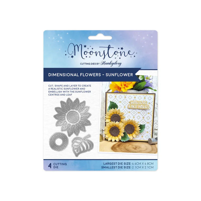 Moonstone Dies - Dimensional Flowers - Sunflower — Ecstasy Crafts