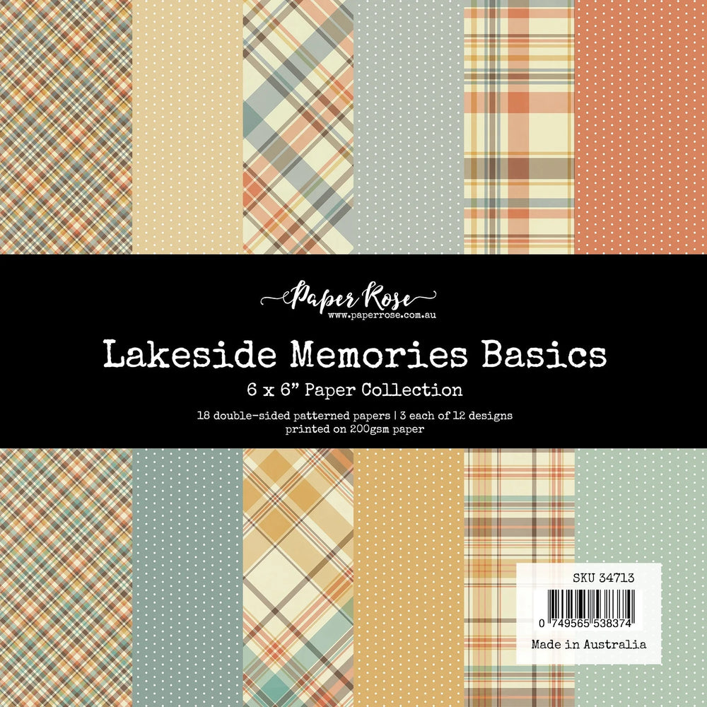 Lakeside Memories Basics 6x6 Paper Collection 34713 — Ecstasy Crafts