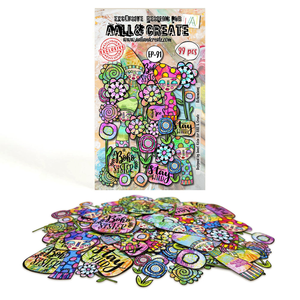 AALL and Create - Ephemera Die-Cuts - Bohemians