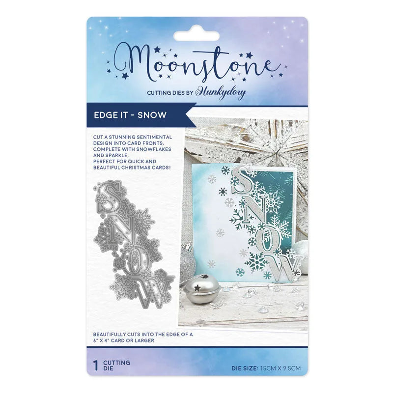 Moonstone Dies - Edge It - Snow — Ecstasy Crafts