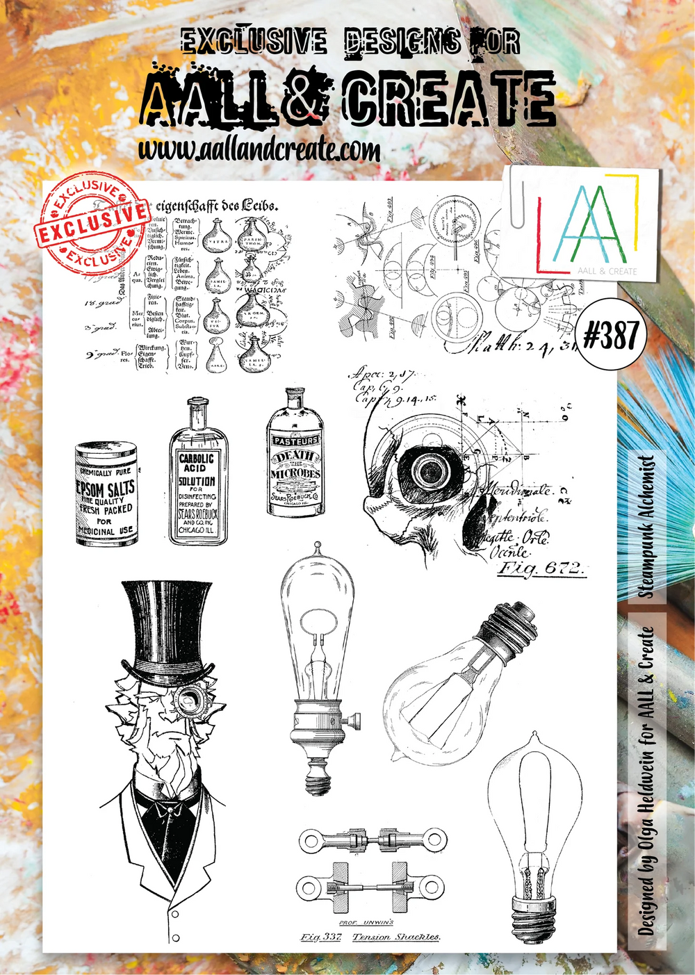 AALL and Create Stamp Set - 387 - Steampunk Alchemist — Ecstasy Crafts