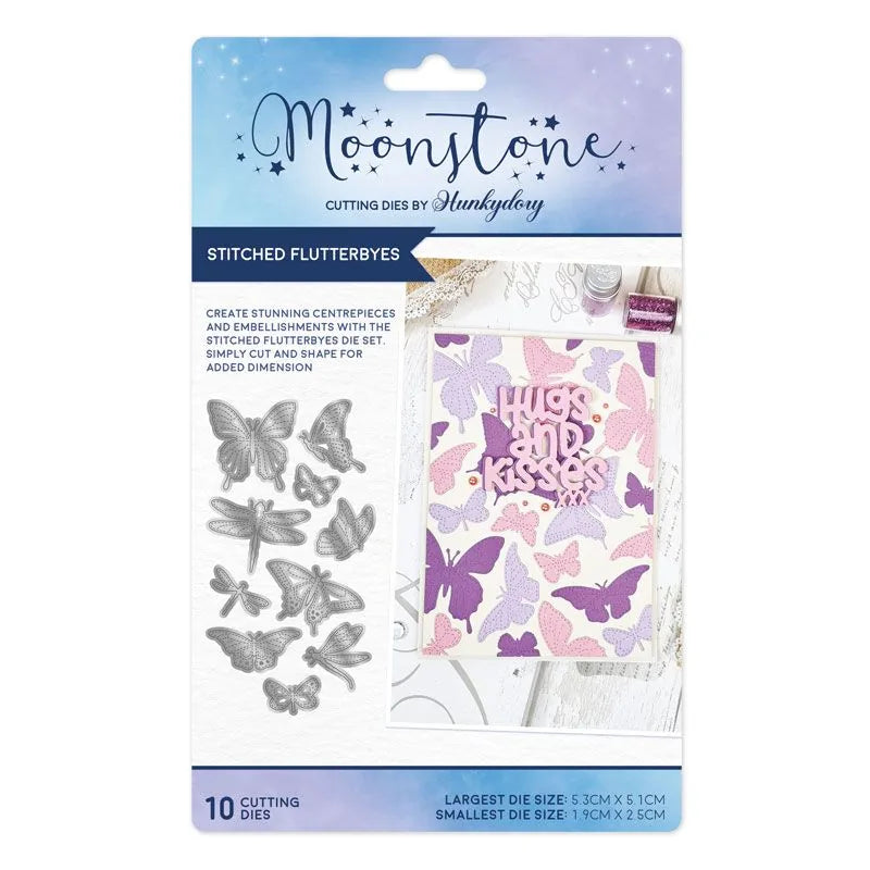 Moonstone Dies - Stitched Flutterbyes — Ecstasy Crafts