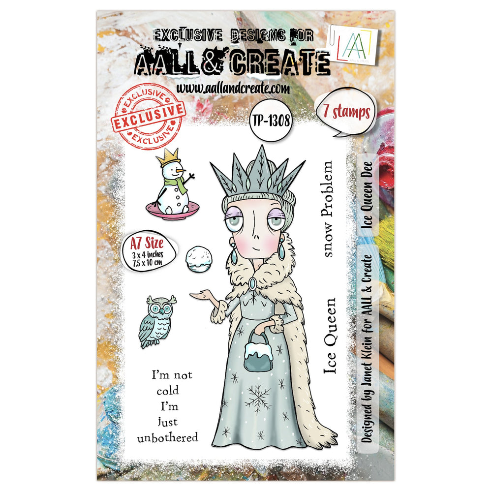 AALL and Create - A7 Stamp Set - Ice Queen Dee — Ecstasy Crafts