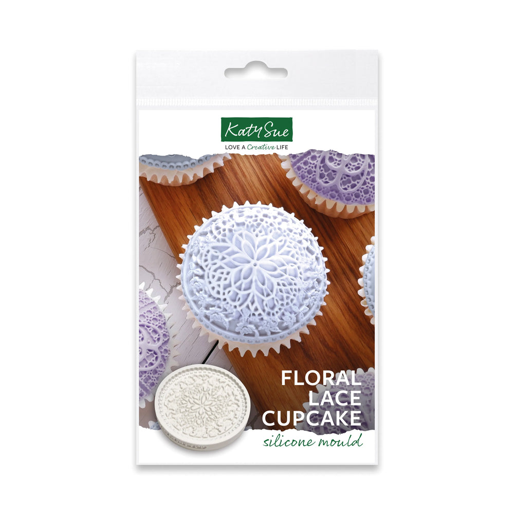 Floral Lace Cupcake Silicone Mould — Ecstasy Crafts