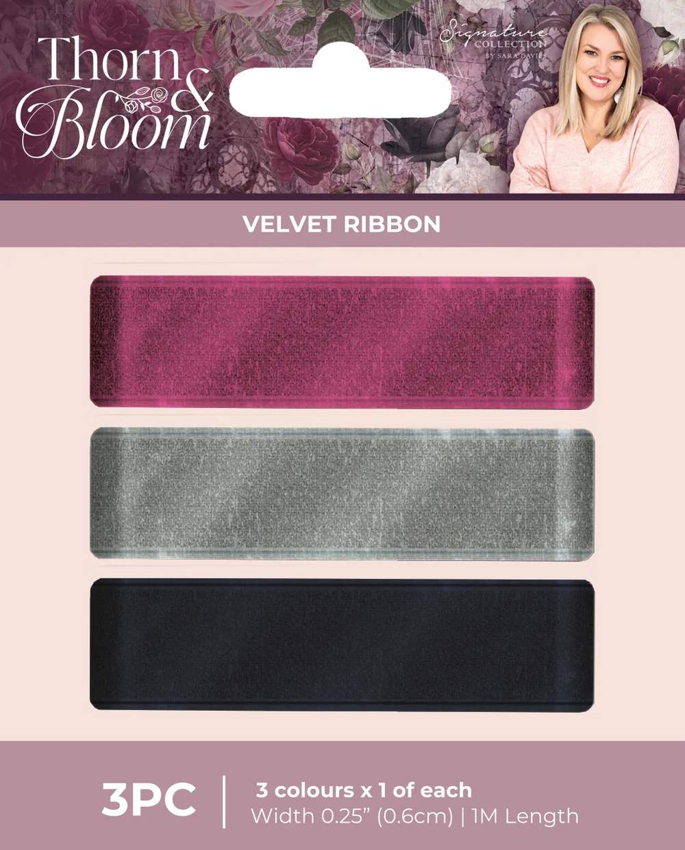 Sara Signature Thorn & Bloom - Ruban de velours