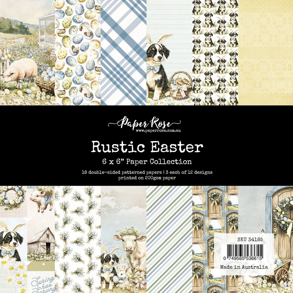 Rustic Easter 6x6 Paper Collection 34185 — Ecstasy Crafts