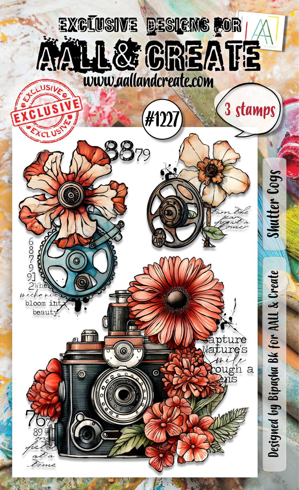 AALL and Create - A6 Stamp Set - Shutter Cogs — Ecstasy Crafts