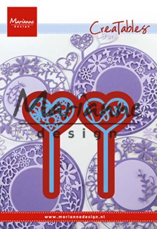 Marianne Design Creatables Épingles Cœur (ensemble de 2)