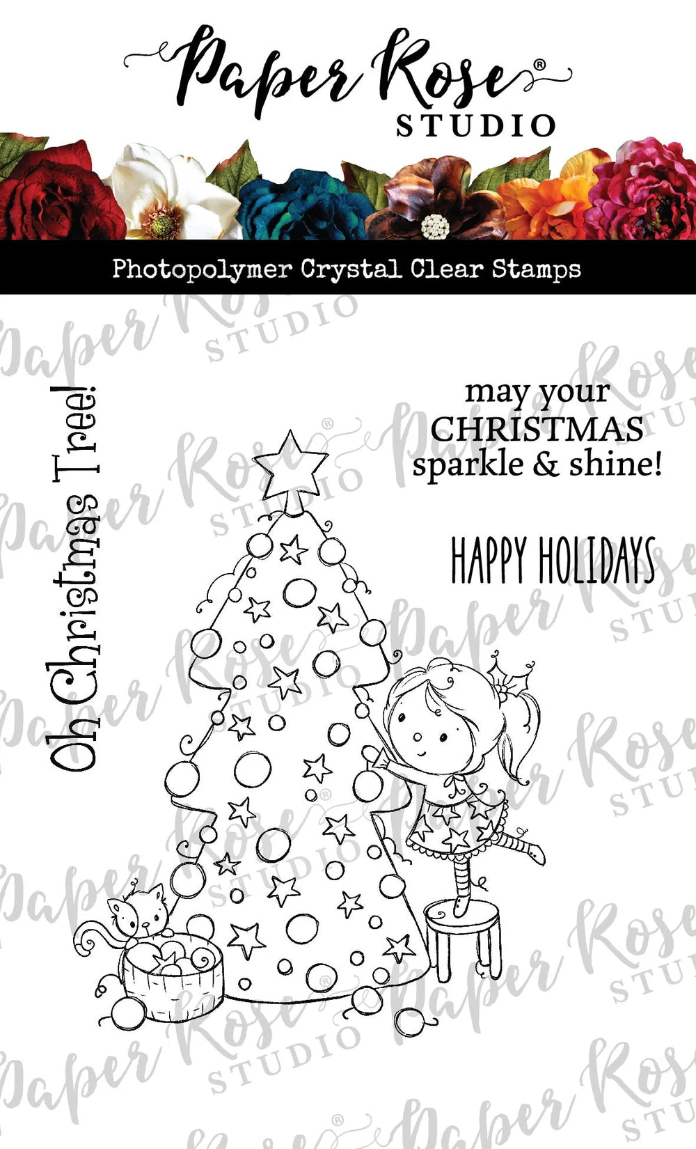 O Christmas Tree Clear Stamp 32667 — Ecstasy Crafts