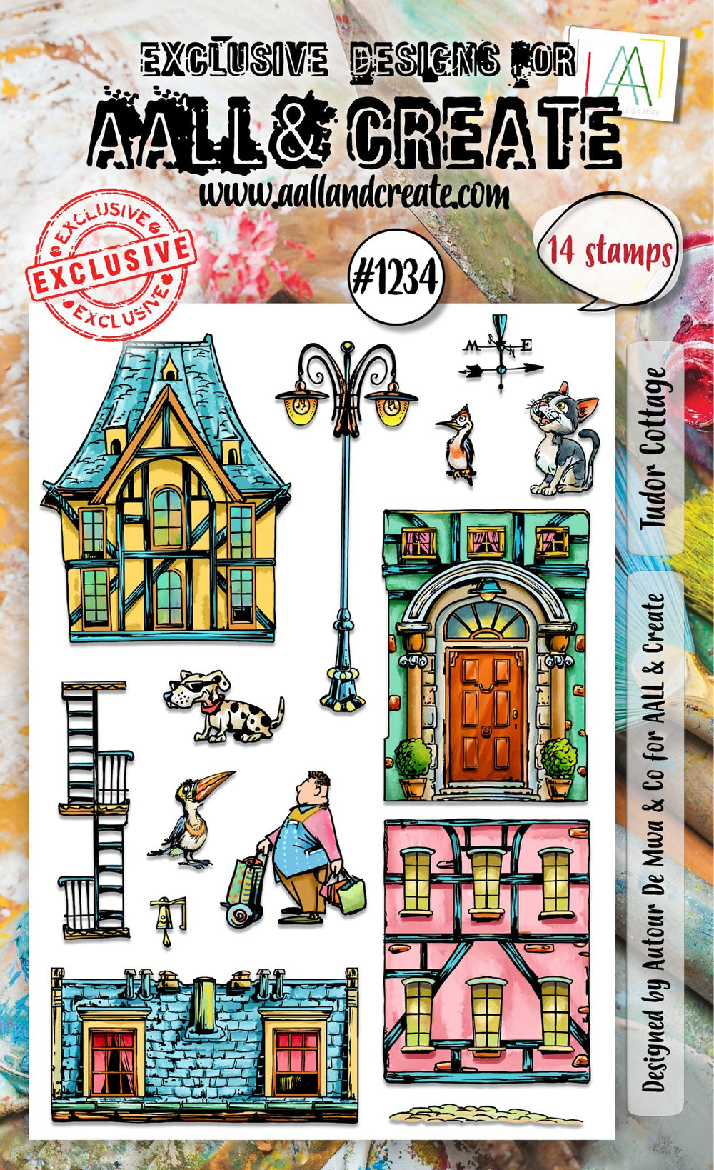 AALL and Create - A6 Stamp Set - Tudor Cottage — Ecstasy Crafts