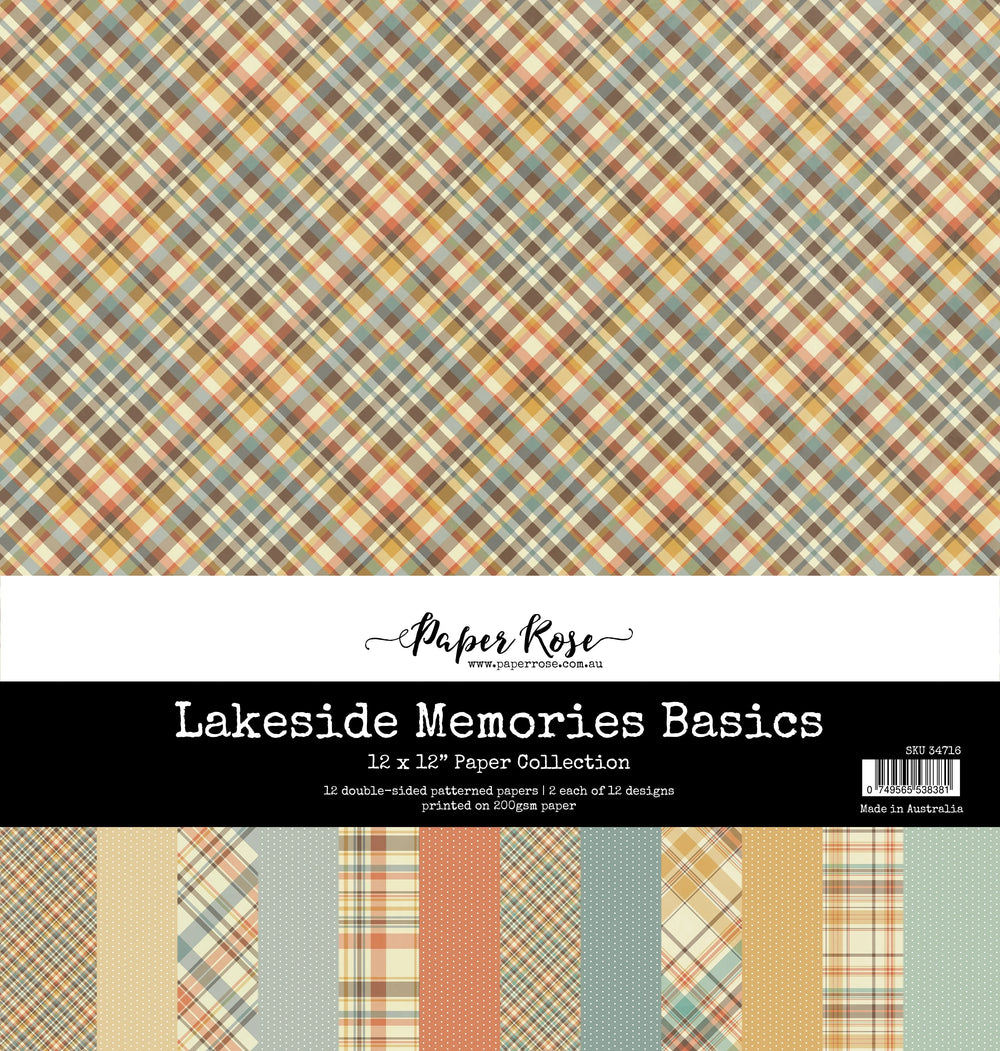 Lakeside Memories Basics 12x12 Paper Collection 34716 — Ecstasy Crafts