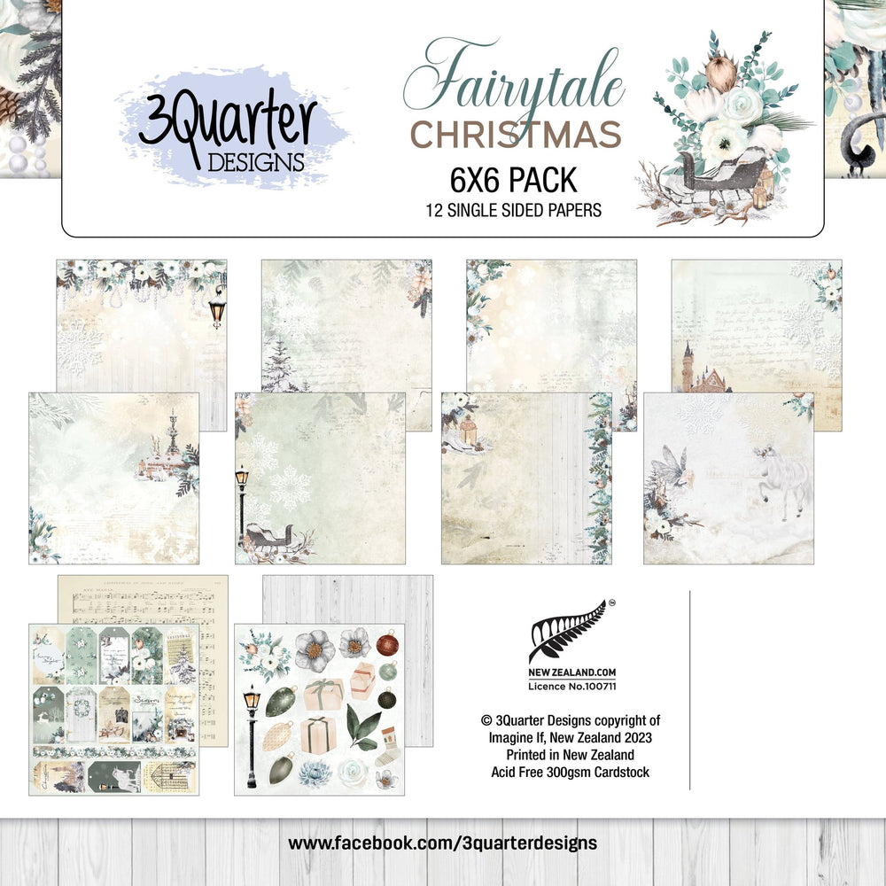 Fairytale Christmas 6x6 pack — Ecstasy Crafts