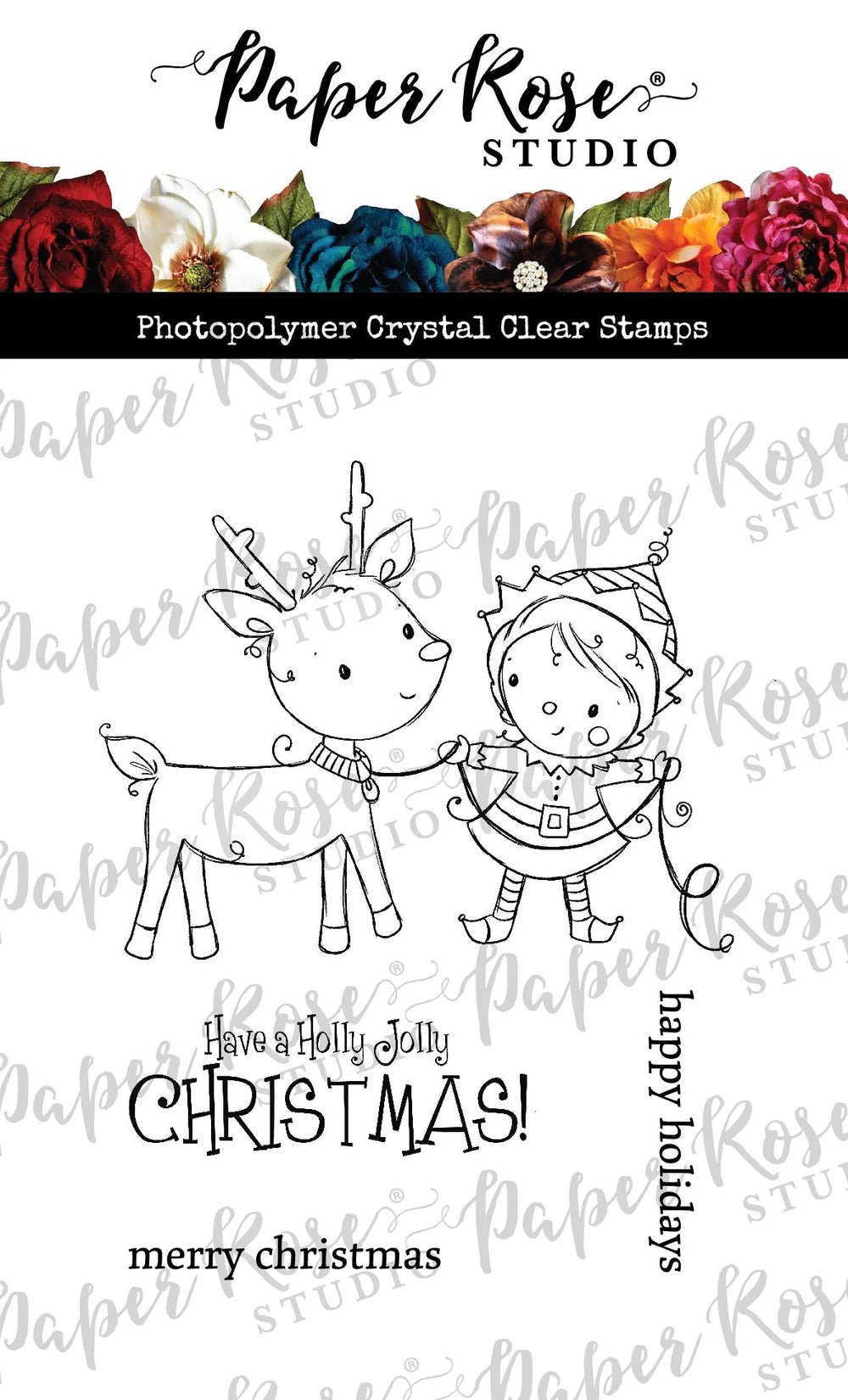Holly Jolly Elf Clear Stamp 32664 — Ecstasy Crafts