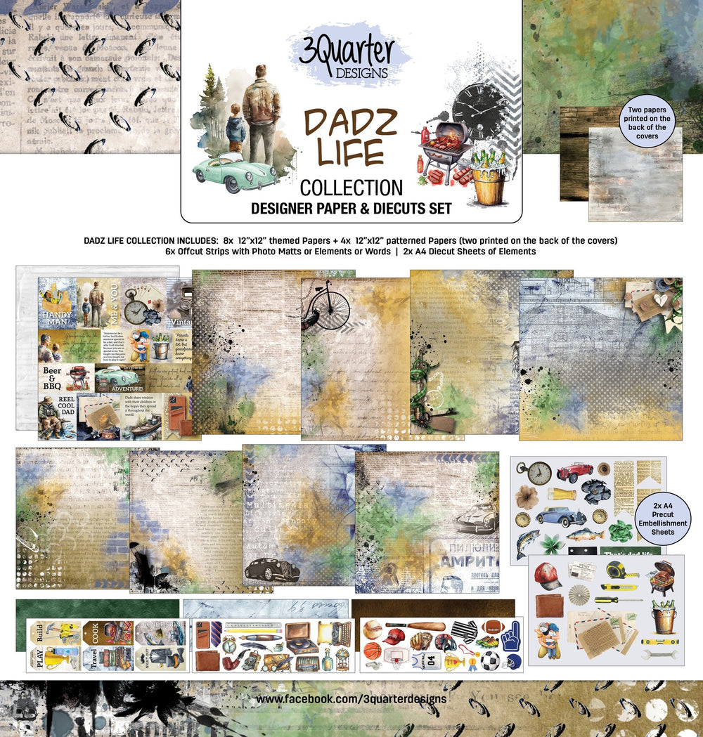 Dadz Life 12x12 Collection Pack — Ecstasy Crafts