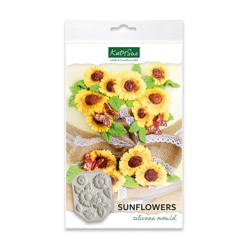 Sunflowers Silicone Mould — Ecstasy Crafts