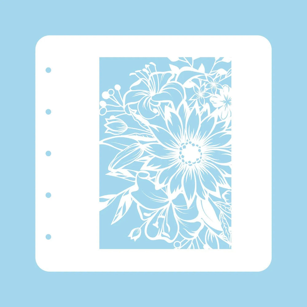 Stencil A6 For Magnetic Colour Set Flower 1
