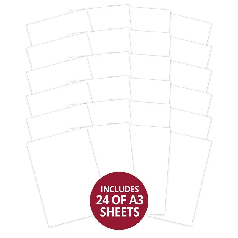 Adorable Scorable - Craie Blanche A3 x 24 feuilles
