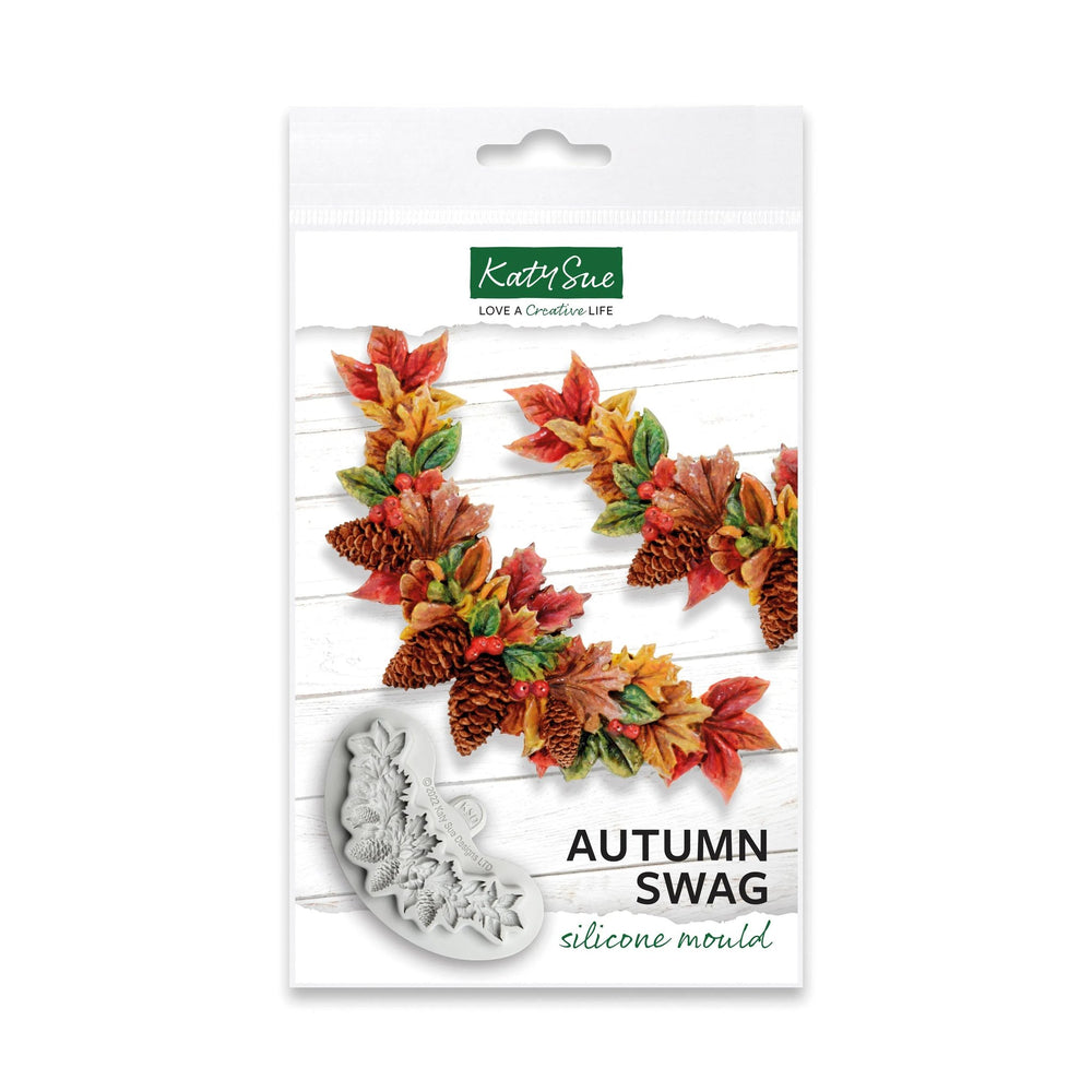 Autumn Swag Silicone Mould — Ecstasy Crafts